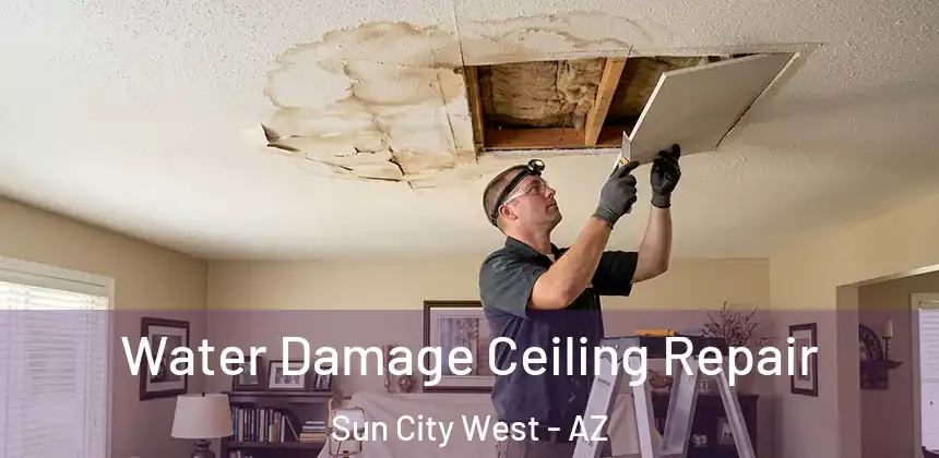  Water Damage Ceiling Repair Sun City West - AZ