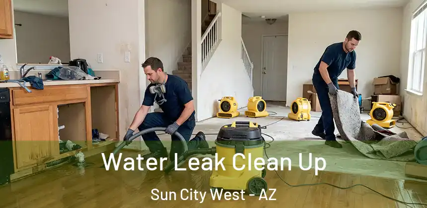 Water Leak Clean Up Sun City West - AZ